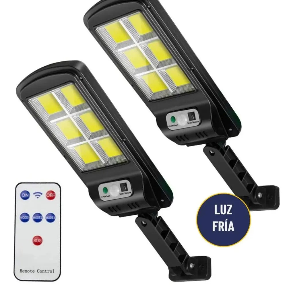 Lampara solar con sensor + Control