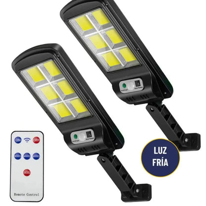 Lampara solar con sensor + Control