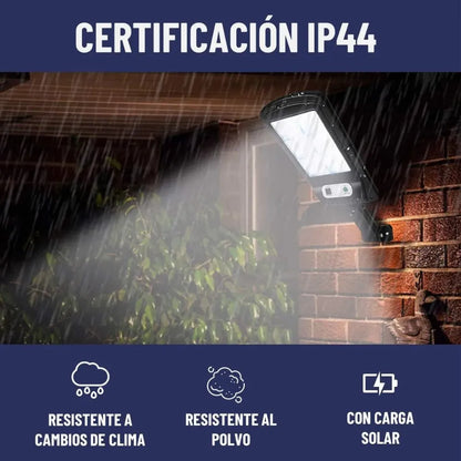 Lampara solar con sensor + Control